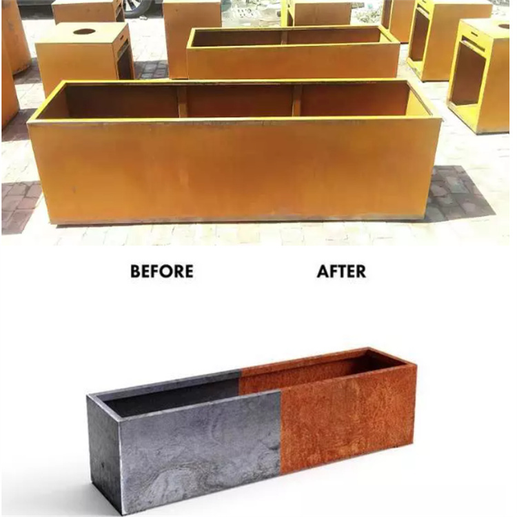 Steel Tin Planter Box Steel Tin Planter Box