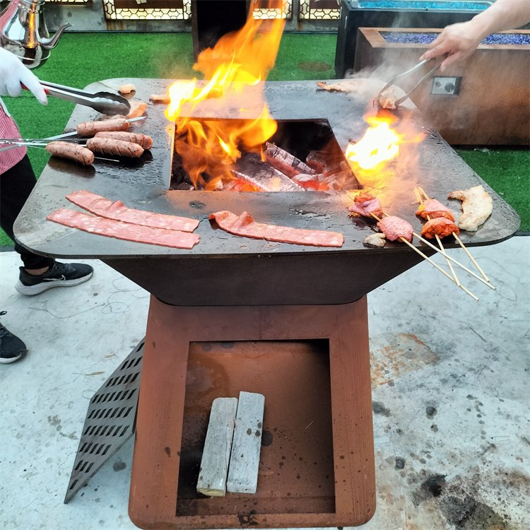 Weathering Corten BBQ Grills Weathering Corten BBQ Grills