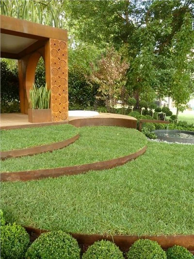 Металлическая кромка сада Стальная кромка газона