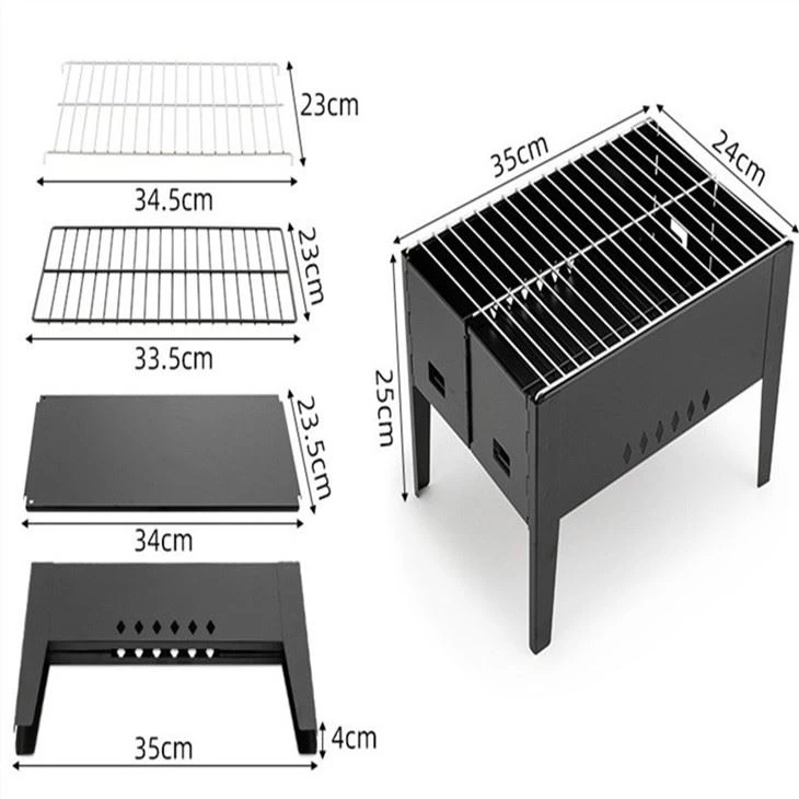 Stainless Steel Foldable Barbecue