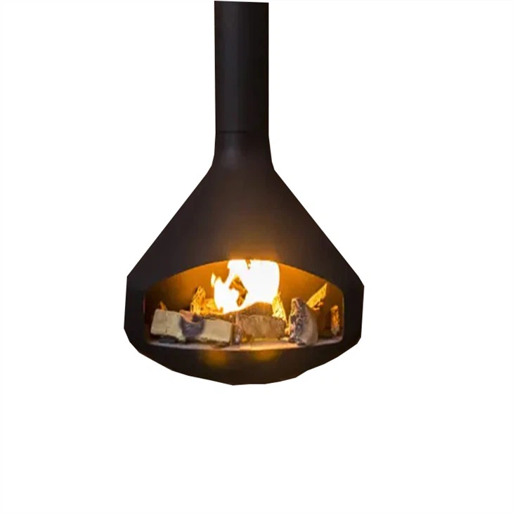 Rotating Suspended Hanging Fireplace