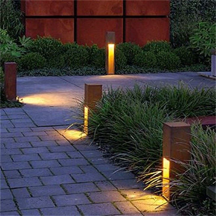 Corten Steel Light Box
