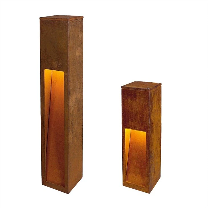 Corten Steel Light Box