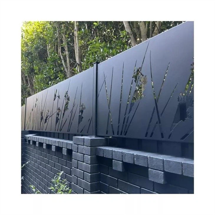 Decorative Metal Privacy Fence Panels