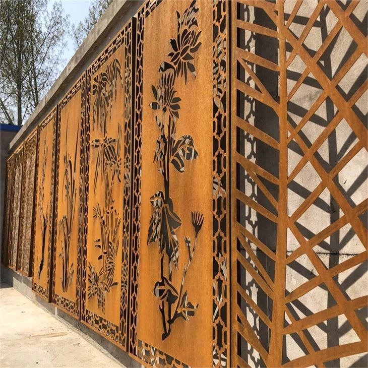 Garden Outdoor Metal Corten Steel Panel