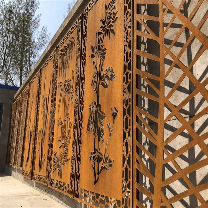 Garden Outdoor Metal Corten Steel Panel