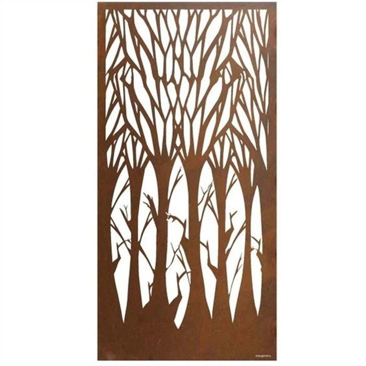 Rusted Steel Screens