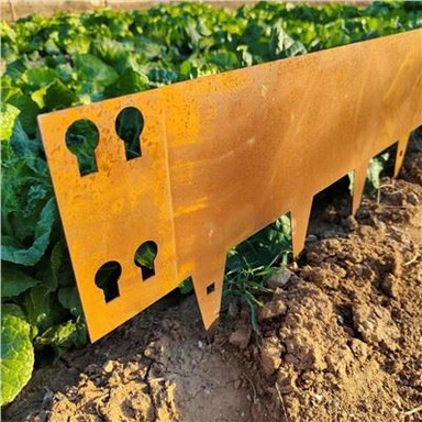 Индивидуальная высота металлической окантовки Corten