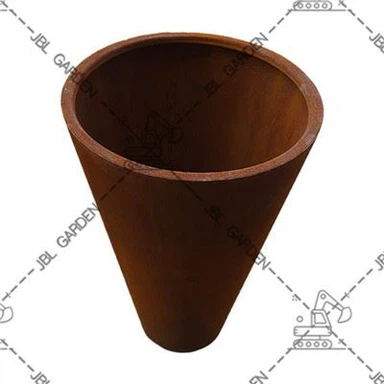 Большие металлические горшки