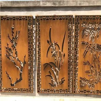 Новый дизайн стальных экранных ограждений Corten