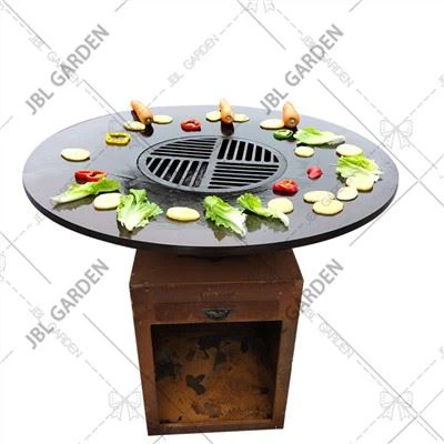 Открытый сад Corten Steel