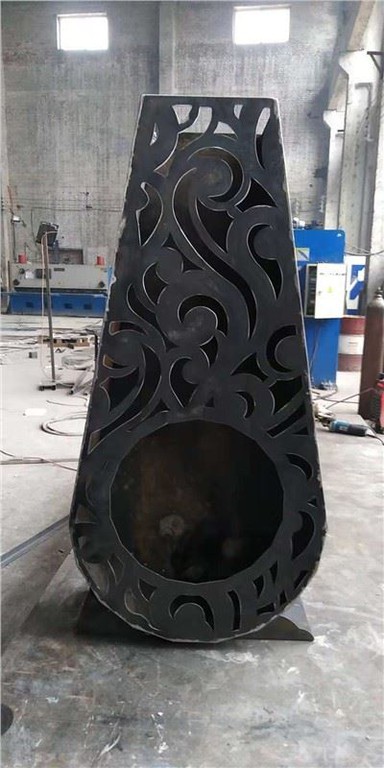 Открытый Corten Steel Sculptural Chiminea