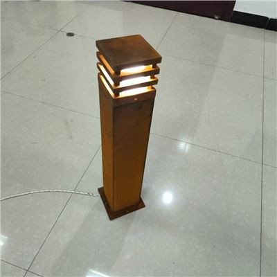 Наружный светодиодный столбик / ржавые столбики / Corten Steel Bollard Light
