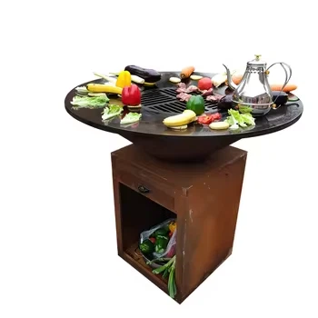 Freestanding Fire Pit Grill
