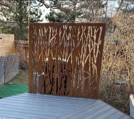 Garden Private Metal Screen Panel