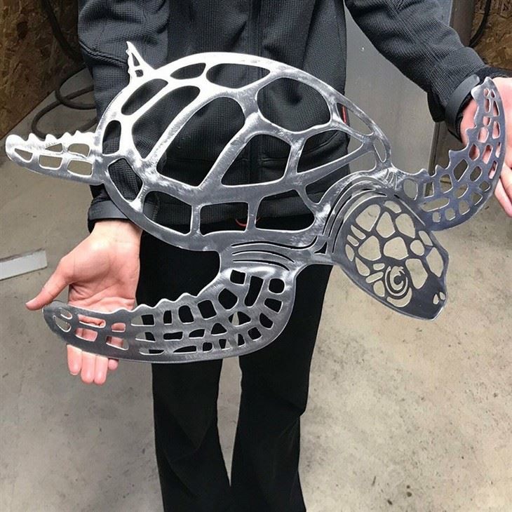 Iron Turtle Wall Decor
