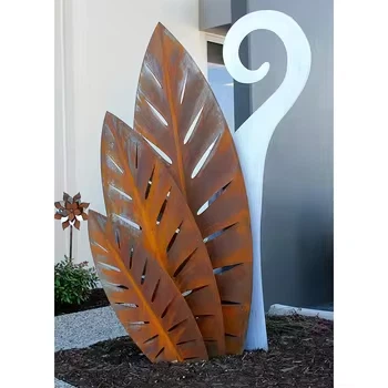 Outdoor Decoration Leaf Sculpture
