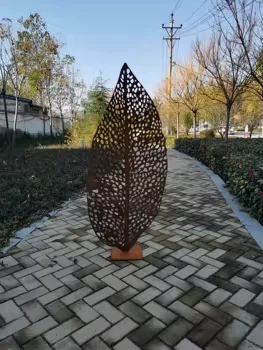 Outdoor Decoration Leaf Sculpture