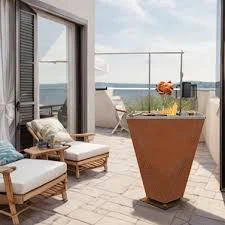 Outdoor Fire Pit With Grill Function