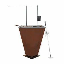 Outdoor Fire Pit With Grill Function