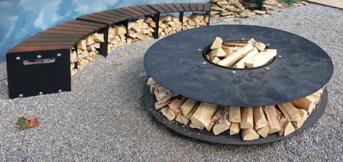 Garden Fire Pit Table