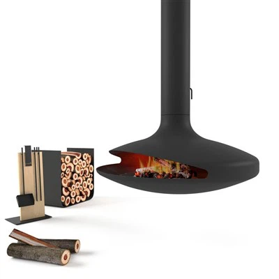 Современный отель Вилла с подвесным камином